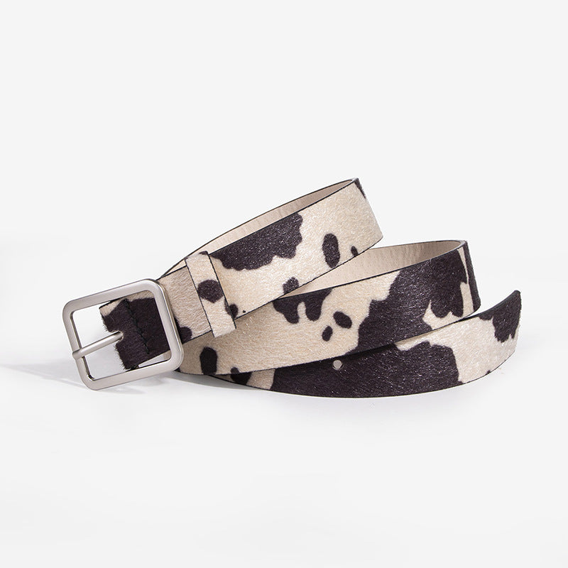 Wholesale PU Cow Pattern Belt